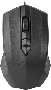 Мышь проводная Defender Guide MB-751, 1000dpi, оптическая светодиодная, USB, черный (52751)