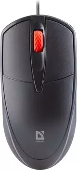 Мышь проводная Defender Icon MB-057 , 1000dpi, оптическая светодиодная, USB, черный (52057)