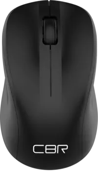 Мышь беспроводная CBR CM 410, 1000dpi, оптическая светодиодная, USB, черный (CM 410 Black)
