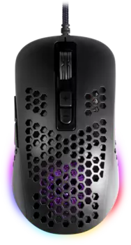 Мышь проводная Defender Shepard GM-620L RGB, 12800dpi, оптическая светодиодная, USB, черный (52620)