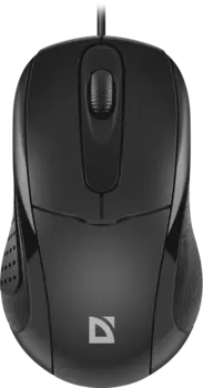 Мышь проводная Defender Standard MB-580, 1000dpi, оптическая светодиодная, USB, черный (52580)