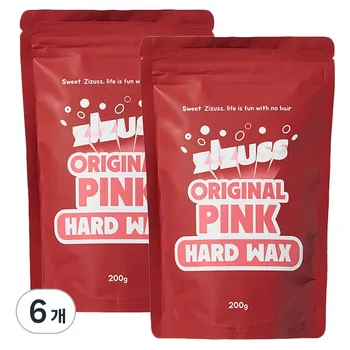 Твердый воск Jesus Original Pink для всех зон, 200 г, 6 шт.