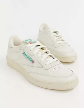 Кроссовки Reebok Club C кремового цвета