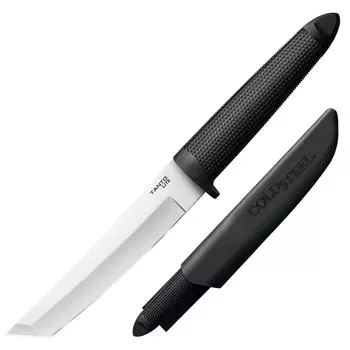 Нож с фиксированным клинком Cold Steel Tanto Lite, сталь 4034SS, рукоять полипропилен, черный