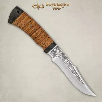 Нож АиР Хазар, сталь 110х18 М-ШД, рукоять береста