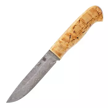 Нож финский Tapio, сталь ZDI-1016, рукоять карельская береза