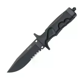 Нож Fox Combat Trooper Heavy, сталь N690, рукоять Forprene, чёрный