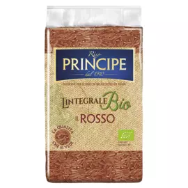 Органический цельнозерновой длиннозёрный красный рис Rosso, 500 г, Riso Principe
