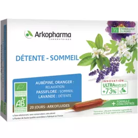 РАЗРЯДКА и СОН DÉTENTE SOMMEIL, 18+, 20 ампул по 10 мл, Arkopharma