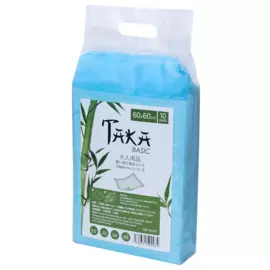Пеленки впитывающие TAKA BASIC (эконом) для взрослых бамбуковые, 60*60, 10 шт, TAKA