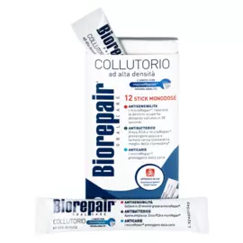 Ополаскиватель для полости рта Антибактериальный 3 в 1, 12 мл*12 стиков, Biorepair