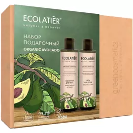 Подарочный набор №3 (гель для душа 200 мл+молочко для тела 200 мл), Ecolatier
