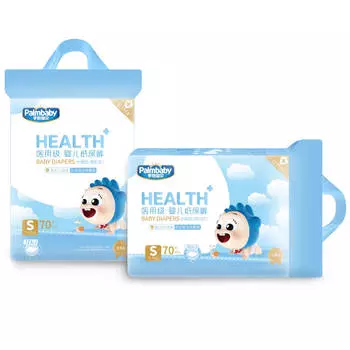 Подгузники HEALTH+, S (4-8 кг), 70 шт, Palmbaby