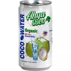 Органическая кокосовая вода 100% натуральная, 330 мл, AHYA