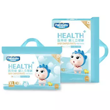 Подгузники-трусики HEALTH+, XL (12-17кг), 40 шт, Palmbaby, годен до 29.04.2025