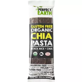 Органическая рисовая лапша «Черный рис с семенами чиа» BIO, 225 г, Perfect Earth