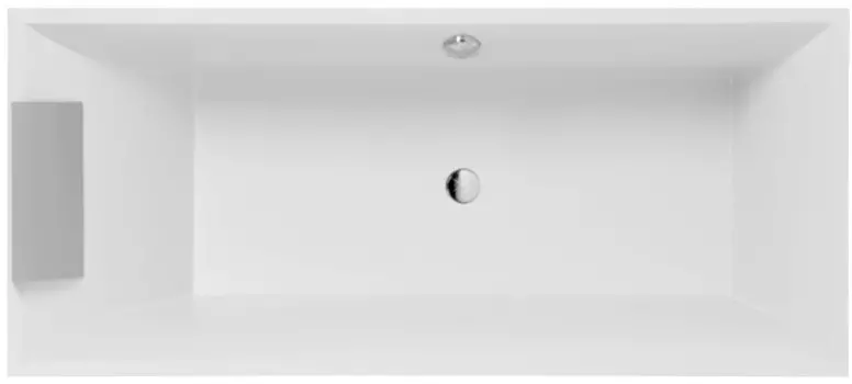 Квариловая ванна 180х80 см альпийский белый Villeroy &amp; Boch Squaro UBQ180SQR2V-01