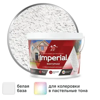 Краска фасадная Parade Imperial матовая цвет белый база А 5