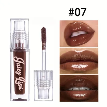 Увлажняющее масло для губ Crystal Lip Oil, придающее объем и увлажнение, мерцающий блеск для губ, тинт для губ Lip Llaze, макияж для губ