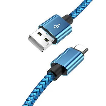 Кабель USB типа C для быстрой зарядки Кабели USB C Кабель для передачи данных Зарядное устройство для Oneplus 8T 10R Samsung S9 Note9 Huawei P20Pro Xiaomi11 12 13 Redmi Note10 POCO X4 M5 1m For Type-C чёрный