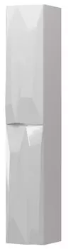 Пенал подвесной белый глянец R Aima Design Crystal У51085