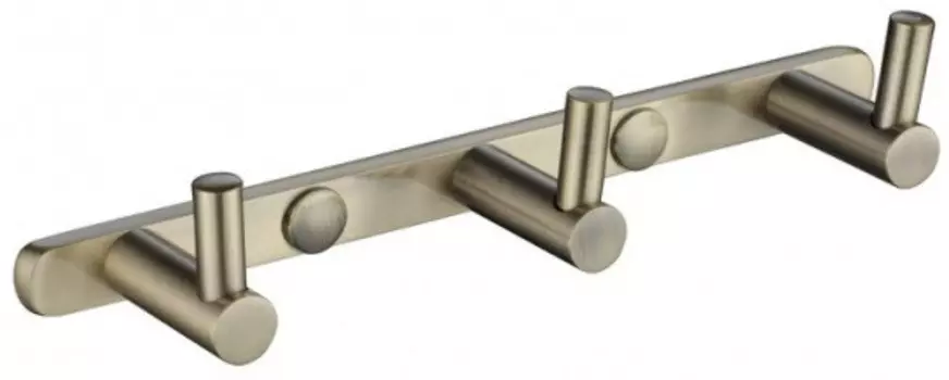 Планка с крючками Kaiser H0023 для ванны, бронза
