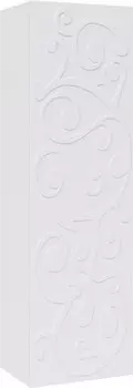 Пенал подвесной белый матовый Clarberg Elegance EL0504
