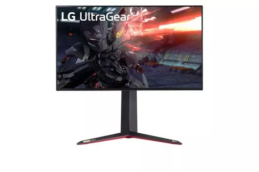 Монитор 27" LG 27GN950-B IPS, 3840x2160 (16:9), 450кд/м2, 144 Гц, 1мс, 178°/178°, AMD FreeSync/NVIDIA G-Sync, HDMI, DisplayPort, USB-Hub, черный (27GN950-B.ARUZ)