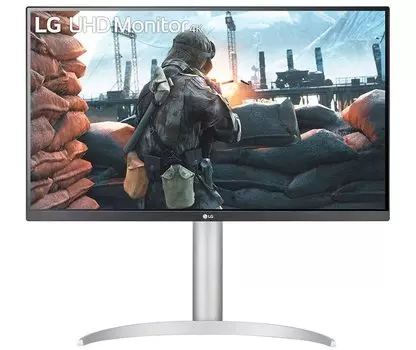 Монитор 27" LG 27UP650-W IPS, 3840x2160 (16:9), 400кд/м2, 5 мс, 178°/178°, HDMI, DisplayPort, черный/серебристый (27UP650-W.ARUZ)