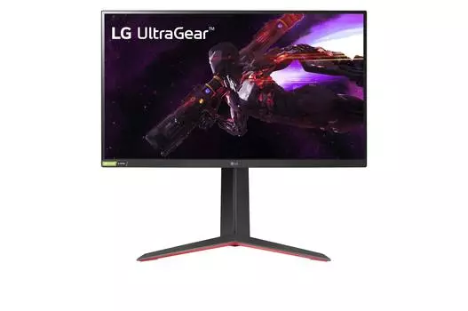 Монитор 27" LG UltraGear 27GP850-B IPS, 2560x1440 (16:9), 400кд/м2, 180Hz, 1мс, 178°/178°, AMD FreeSync/NVIDIA G-Sync, HDMI, DisplayPort, USB-Hub, черный/красный