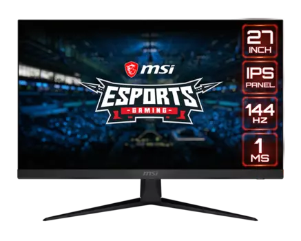 Монитор 27" MSI Optix G271 IPS, 1920x1080 (16:9), 250кд/м2, 144 Гц, 1мс, FreeSync, HDMI, DisplayPort, черный (9S6-3CB51T-018)