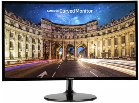 Монитор 27" Samsung C27F390FHI VA, изогнутый, 1920x1080 (16:9), 250кд/м2, 4мс, 178°/178°, FreeSync, VGA, HDMI, черный (LC27F390FHIXCI)