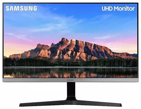 Монитор 28" Samsung U28R550UQI IPS, 3840x2160 (16:9), 300кд/м2, 4мс, FreeSync, HDMI, DisplayPort, серый (LU28R550UQIXCI)
