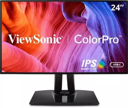 Монитор 23.8" Viewsonic VP2468 IPS, 1920x1080 (16:9), 250кд/м2, 5мс, 178°/178°, FreeSync, HDMI, DisplayPort, USB Type-C, USB-Hub, черный (VP2468A)