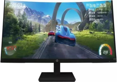 Монитор 31.5" HP Gaming X32c VA, изогнутый, 1920x1080 (16:9), 350кд/м2, 165Hz, 1мс, 178°/178°, FreeSync, HDMI, DisplayPort (33K31AA)