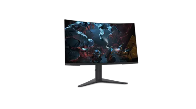 Монитор 31.5" Lenovo G32qc-10 VA, изогнутый, 2560x1440 (16:9), 350кд/м2, 144 Гц, 4мс, 178°/178°, AMD FreeSync Premium, HDMI, DisplayPort, черный (66A2GACBEU)