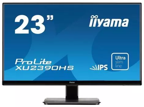 Монитор 23" Iiyama XU2390HS-1 IPS, 1920x1080, 250кд/м2, 5мс, черный (XU2390HS-B1)
