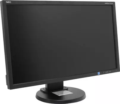Монитор 23" NEC E233WMi-BK IPS, 1920x1080 (16:9) 250кд/м2, 6мс, VGA, DVI, DisplayPort, черный