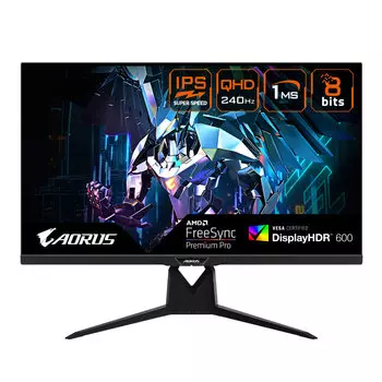 Монитор 32" Gigabyte Aorus FI32Q-X IPS, 2560x1440 (16:9), 400кд/м2, 240Hz, 1мс, 178°/178°, FreeSync, HDMI, DisplayPort, USB Type-C, USB-Hub, черный (FI32Q-X)