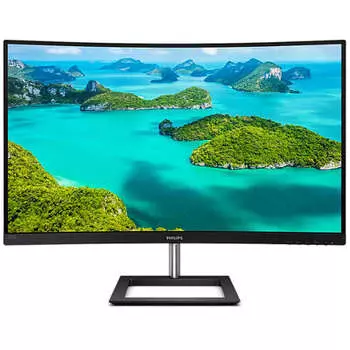 Монитор 32" Philips 322E1C (00/01) VA, Curved, 1920x1080 (16:9), 250кд/м2, 4мс, VGA, HDMI, DisplayPort, черный
