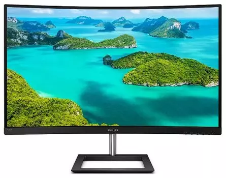 Монитор 32" Philips 325E1C (00/01) VA, Curved, 2560x1440 (16:9), 250кд/м2, 4мс, VGA, HDMI, DisplayPort, черный
