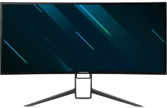 Монитор 34" Acer Predator X34GSbmiipphuzx IPS, изогнутый, 3440x1440 (21:9), 400кд/м2, 180Hz, 1мс, 178°/178°, NVIDIA G-SYNC, HDMI, DisplayPort, USB Type-C, USB-Hub, черный (UM.CX0EE.S01)