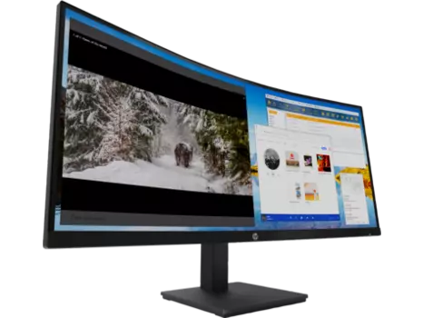 Монитор 34" HP M34d VA, изогнутый, 3440x1440 (21:9), 250кд/м2, 100Hz, 5мс, 178°/178°, HDMI, DisplayPort, USB Type-C, USB-Hub, черный (3B1W4AA#ABB)