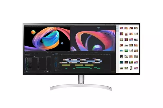 Монитор 34" LG 34WK95U-W IPS, 5120 × 2160 (21:9), 450кд/м2, 5мс, HDMI, DisplayPort, Thunderbolt, USB Type-C, USB-Hub, черный/белый