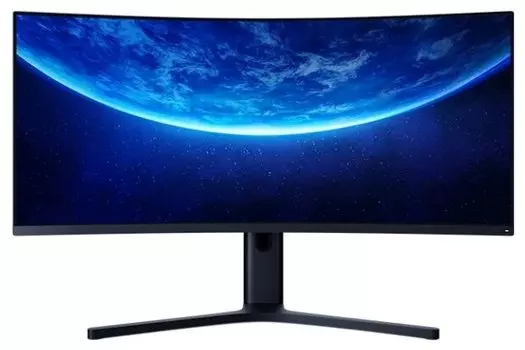 Монитор 34" Xiaomi Mi VA, изогнутый, 3440x1440 (21:9), 300кд/м2, 144 Гц, 4мс, FreeSync, HDMI, DisplayPort, черный (XMMNTWQ34/BHR4269GL/BHR5133GL)