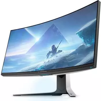 Монитор 37.5" DELL Alienware AW3821DW IPS, изогнутый, 3840x1600 (21:9), 450кд/м2, 144 Гц, 1мс, 178°/178°, NVIDIA G-SYNC, HDMI, DisplayPort, USB-Hub, черный/серебристый (3821-0827)