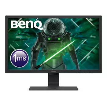 Монитор 24" BenQ GL2480E TN, 1920x1080 (16:9), 250кд/м2, 1мс, VGA, DVI, HDMI, черный (9H.LHXLA.FBE)