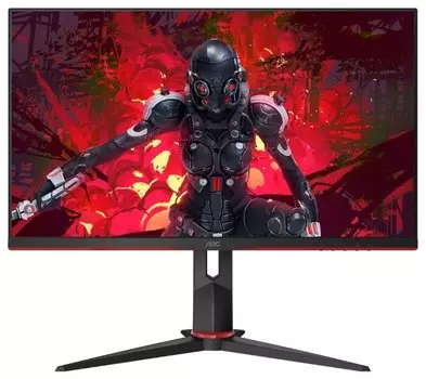 Монитор 27" AOC 27G2U IPS, 1920x1080 (16:9), 250кд/м2, 144Hz, 1мс, 178 градусов/178 градусов, AMD FreeSync/NVIDIA G-Sync, VGA, HDMI, DisplayPort, USB-Hub, черный/красный
