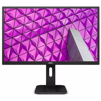 Монитор 27" AOC 27P1 IPS, 1920x1080 (16:9), 250кд/м2, 5мс, VGA, DVI, HDMI, DisplayPort, USB-Hub, черный