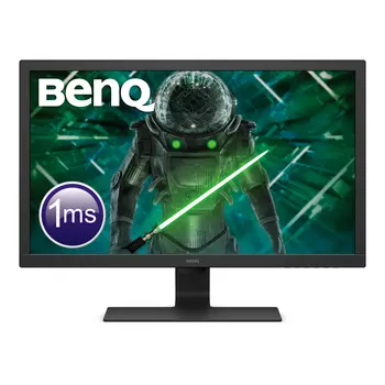 Монитор 27" BenQ GL2780E TN, 1920x1080 (16:9), 300кд/м2, 1мс, VGA, DVI, HDMI, DisplayPort, черный (9H.LJ6LB.FBE)